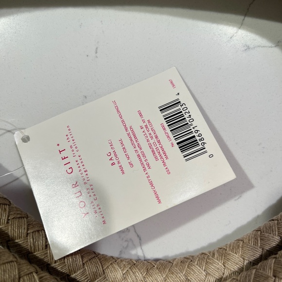 Floral Canvas Tote Bag - Cream and Pink - Picture 3 of 5